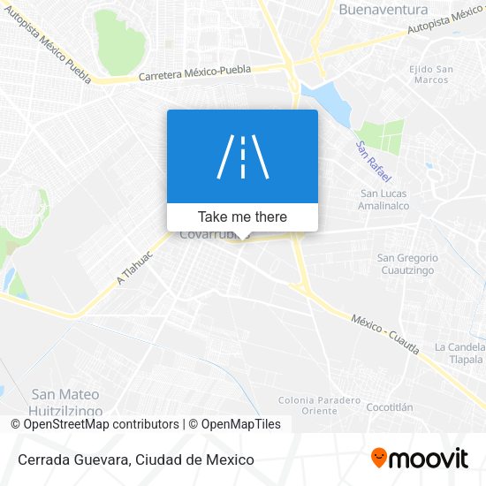 Mapa de Cerrada Guevara