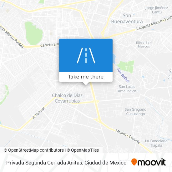 Privada Segunda Cerrada Anitas map