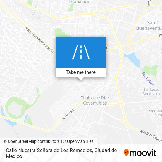 Mapa de Calle Nuestra Señora de Los Remedios
