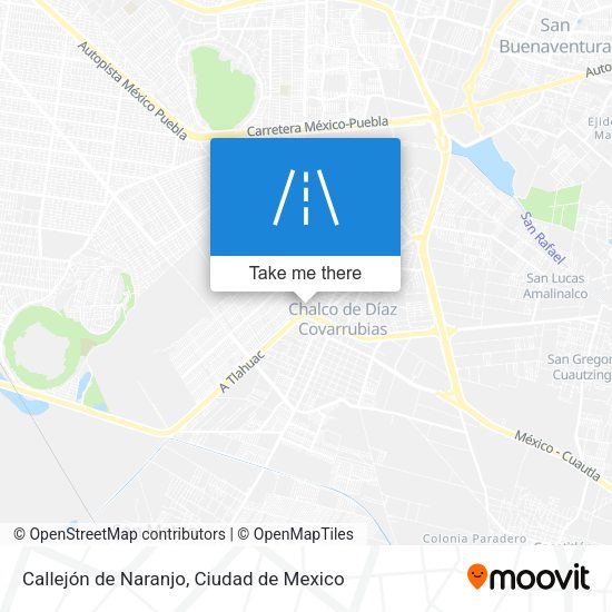 Mapa de Callejón de Naranjo