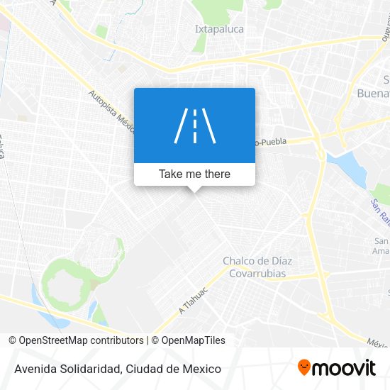 Avenida Solidaridad map