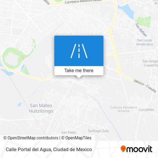 Mapa de Calle Portal del Agua