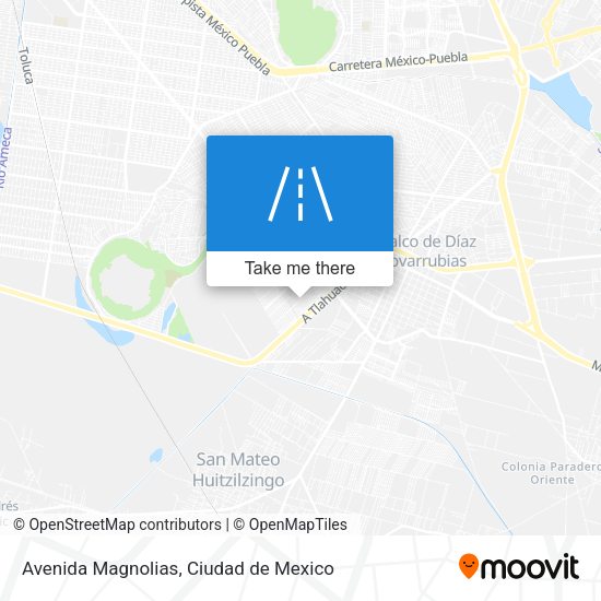 Avenida Magnolias map