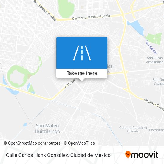 Calle Carlos Hank González map