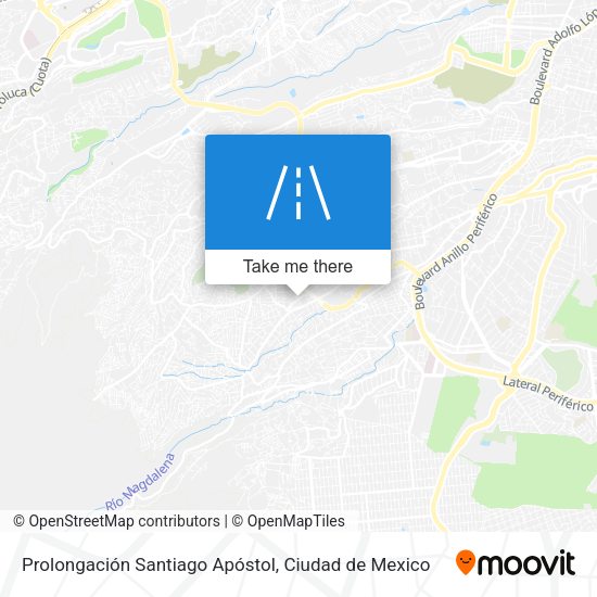 Mapa de Prolongación Santiago Apóstol