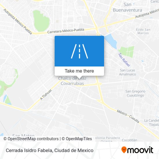 Cerrada Isidro Fabela map