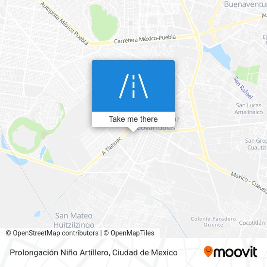 Mapa de Prolongación Niño Artillero