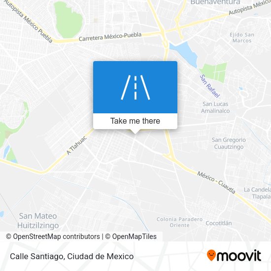 Calle Santiago map