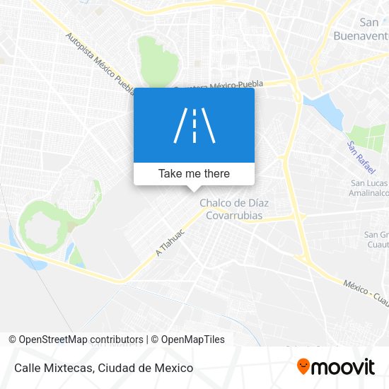 Mapa de Calle Mixtecas