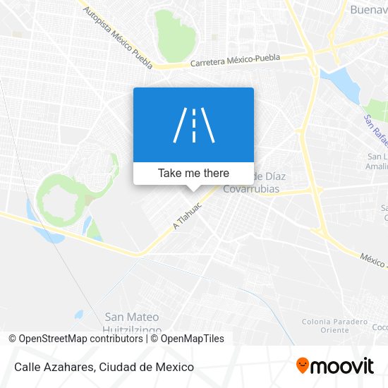 Mapa de Calle Azahares
