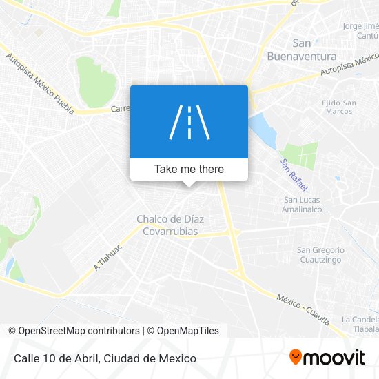 Calle 10 de Abril map