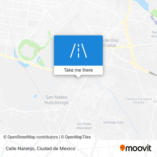 Calle Naranjo map