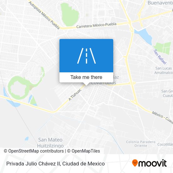Mapa de Privada Julio Chávez II