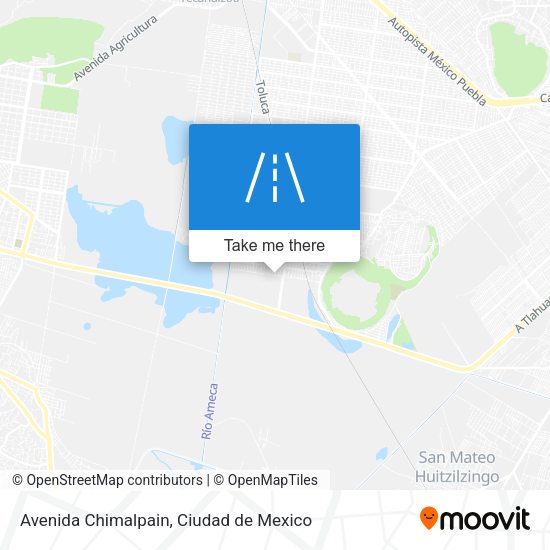 Avenida Chimalpain map