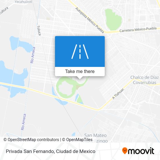 Privada San Fernando map