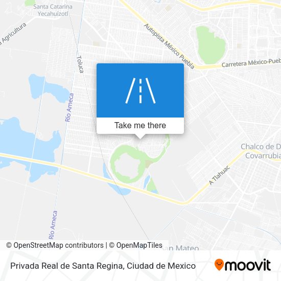 Privada Real de Santa Regina map
