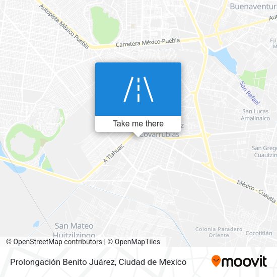 Prolongación Benito Juárez map