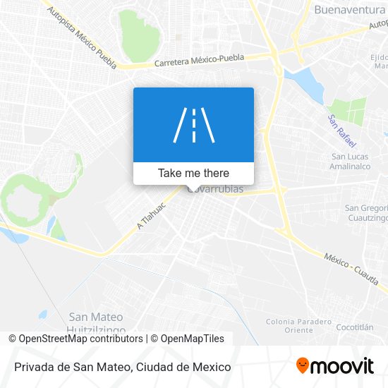 Mapa de Privada de San Mateo