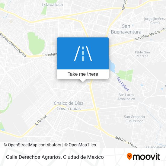 Mapa de Calle Derechos Agrarios