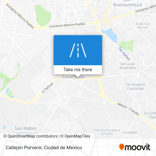 Callejón Porvenir map