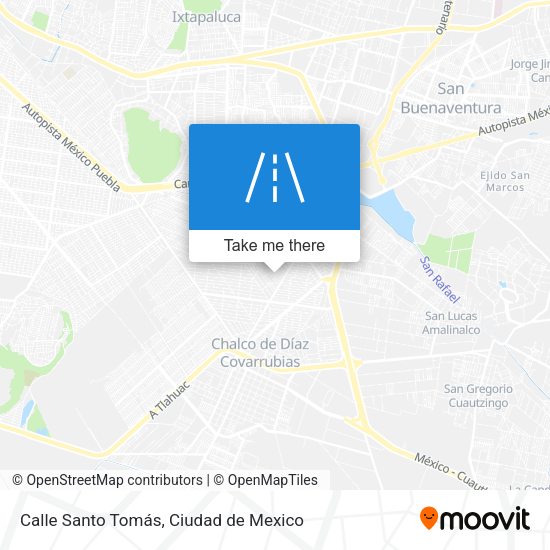 Calle Santo Tomás map