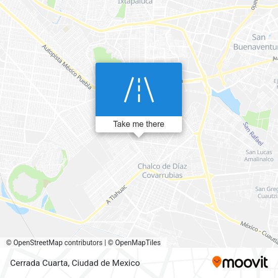Cerrada Cuarta map