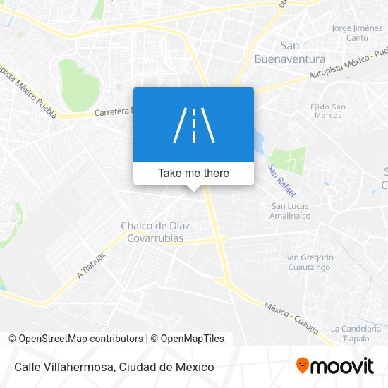 Calle Villahermosa map