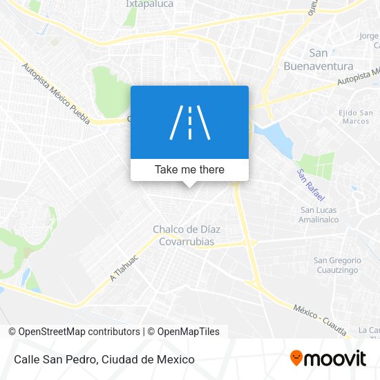 Calle San Pedro map