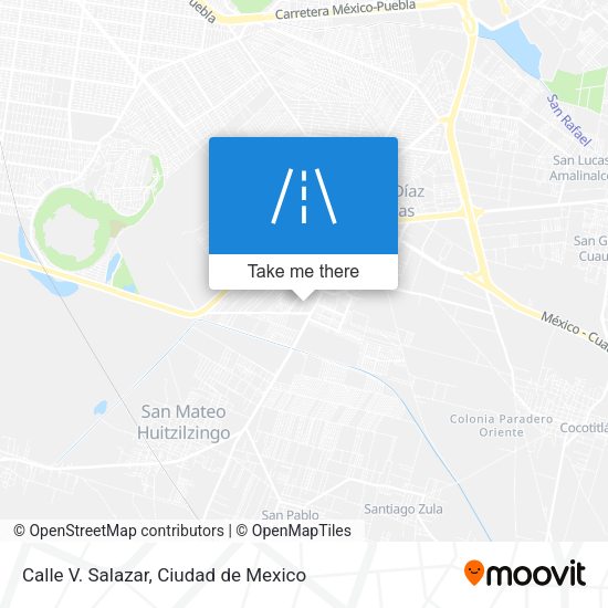 Mapa de Calle V. Salazar