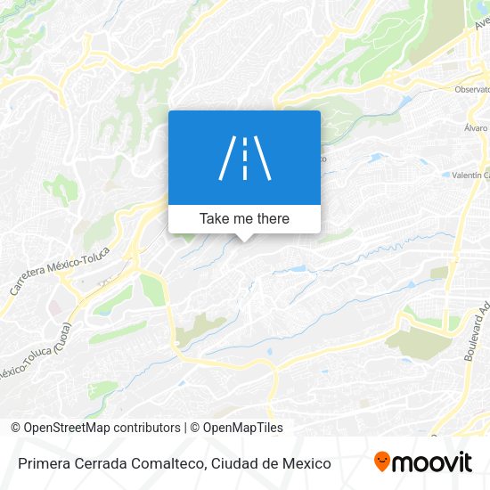 Primera Cerrada Comalteco map