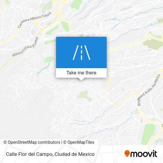 Calle Flor del Campo map