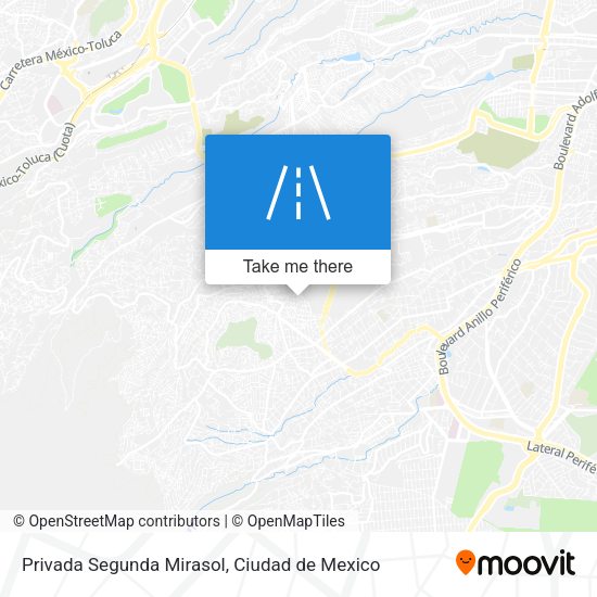 Privada Segunda Mirasol map
