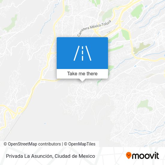 Mapa de Privada La Asunción