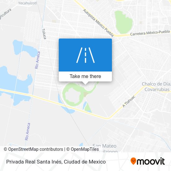 Privada Real Santa Inés map