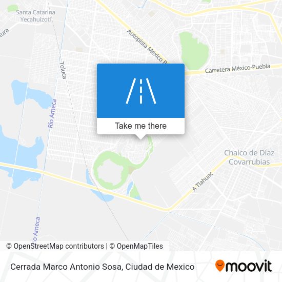 Cerrada Marco Antonio Sosa map