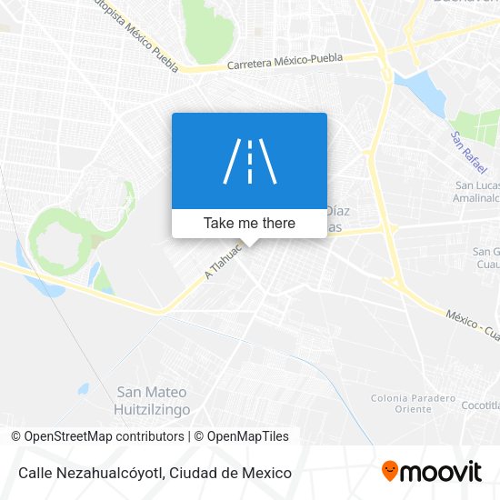 Calle Nezahualcóyotl map
