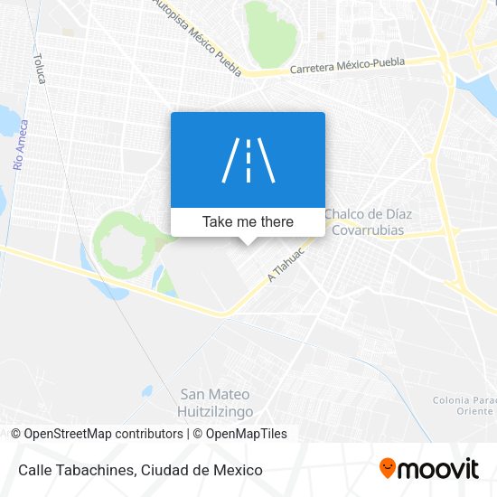 Mapa de Calle Tabachines