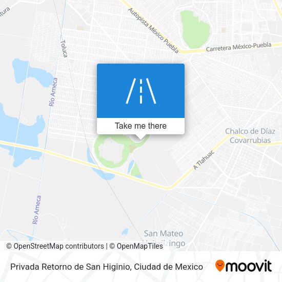 Privada Retorno de San Higinio map