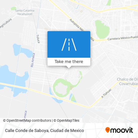 Mapa de Calle Conde de Saboya