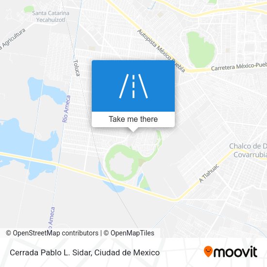 Cerrada Pablo L. Sidar map