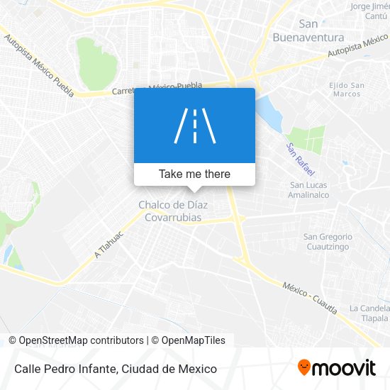 Calle Pedro Infante map