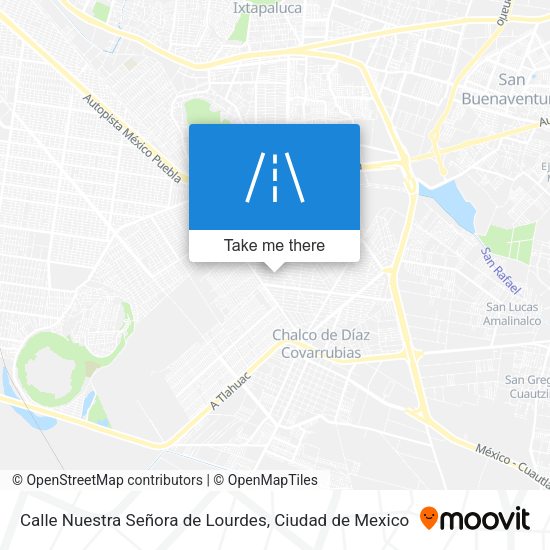 Calle Nuestra Señora de Lourdes map