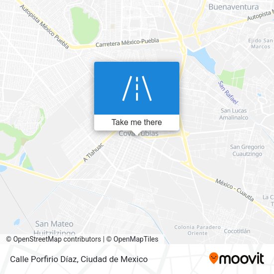 Mapa de Calle Porfirio Díaz