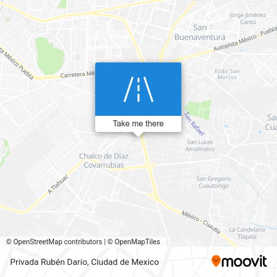 Mapa de Privada Rubén Darío