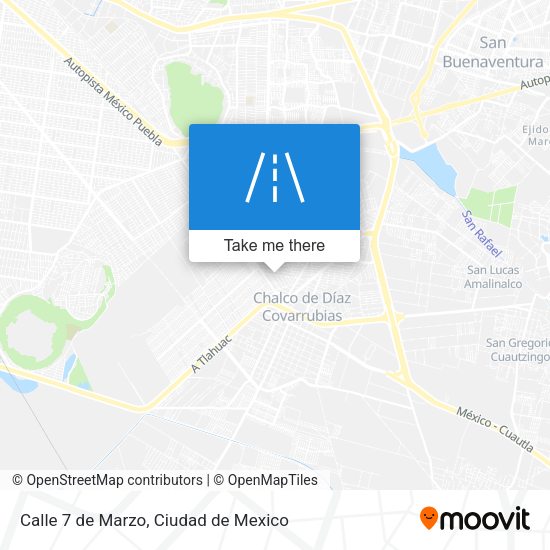 Mapa de Calle 7 de Marzo