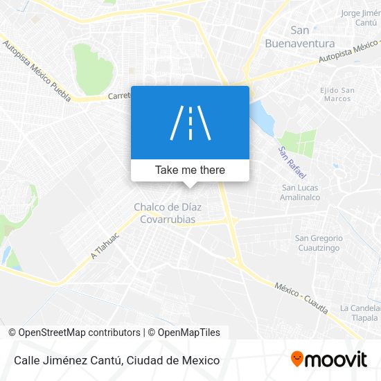 Calle Jiménez Cantú map