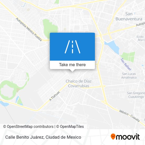 Mapa de Calle Benito Juárez