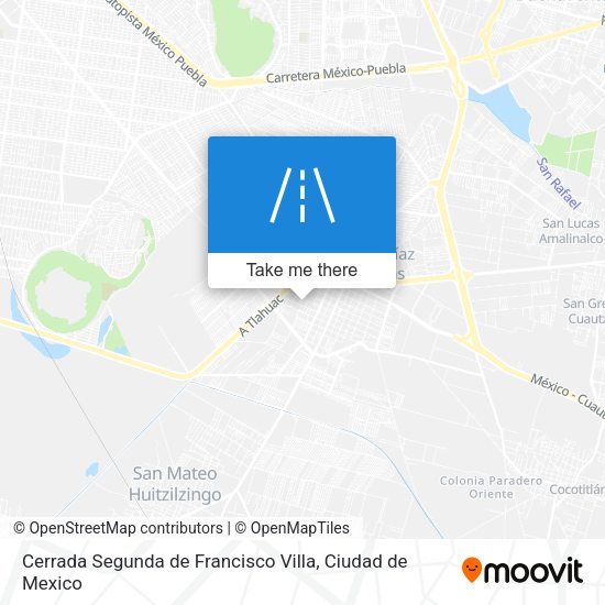 Mapa de Cerrada Segunda de Francisco Villa