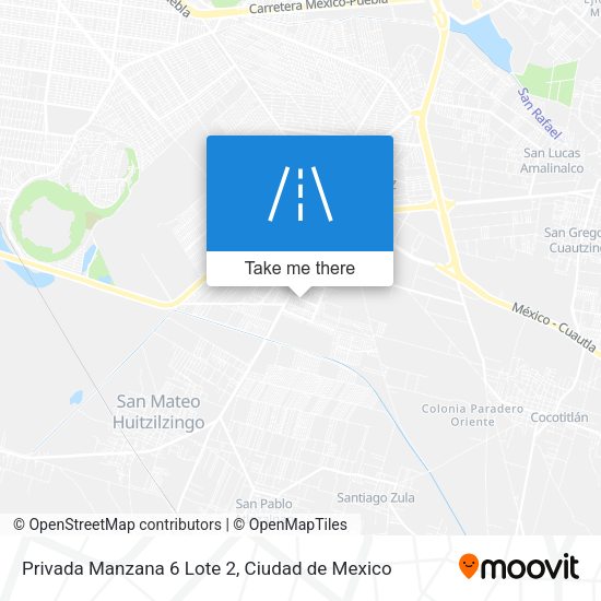 Privada Manzana 6 Lote 2 map