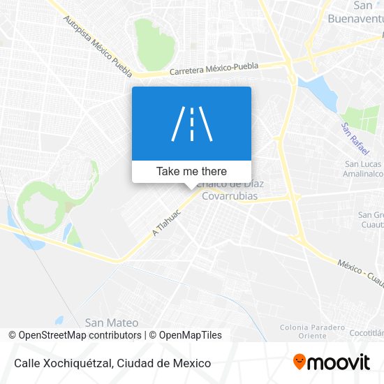 Calle Xochiquétzal map